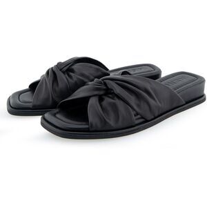 AEROSOLES "Brady" Black Leather Sandals, NEW! Size 11M